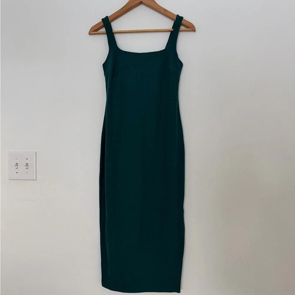 Beyond Yoga Teal Midi Dress - Picture 2 of 4